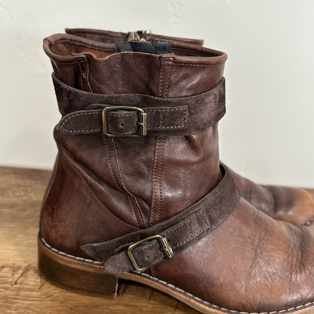 Paul Green Austria Brown Burnished
Leather Biker Motorcycle Boot Sz 8.5 US - Picture 15 of 16